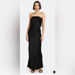 Bec + Bridge Moondance Strapless Dress Black Size 4